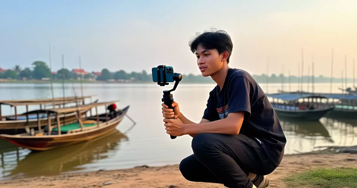 និទស្សន្តនៃប៉ុស្តិចថ្មីៗ vlogger និង content creator ខ្មែរ ២០២៦