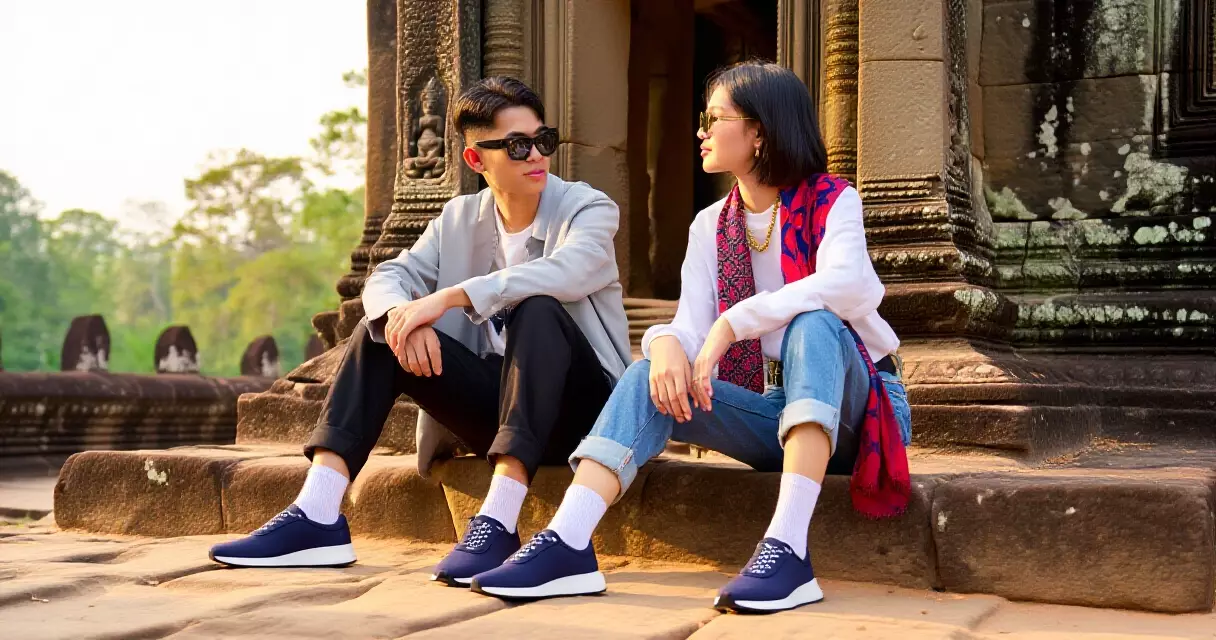 តើម៉ូដស្បែកជើងដែល youths ខ្មែរទំនើបពេញនិយមបំផុតនៅខេត្តសៀមរាបជាអ្វី?